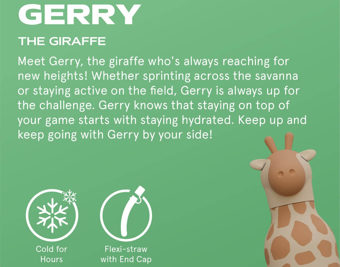 Bestie Trinkflasche Giraffe
