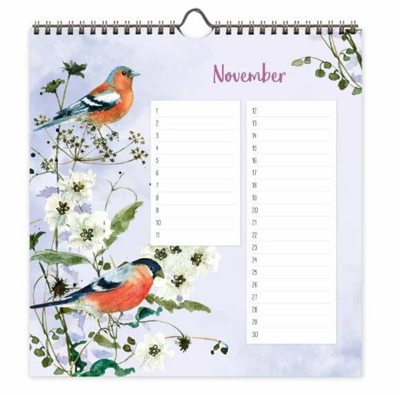 Geburtstagskalender Blumenwiese
