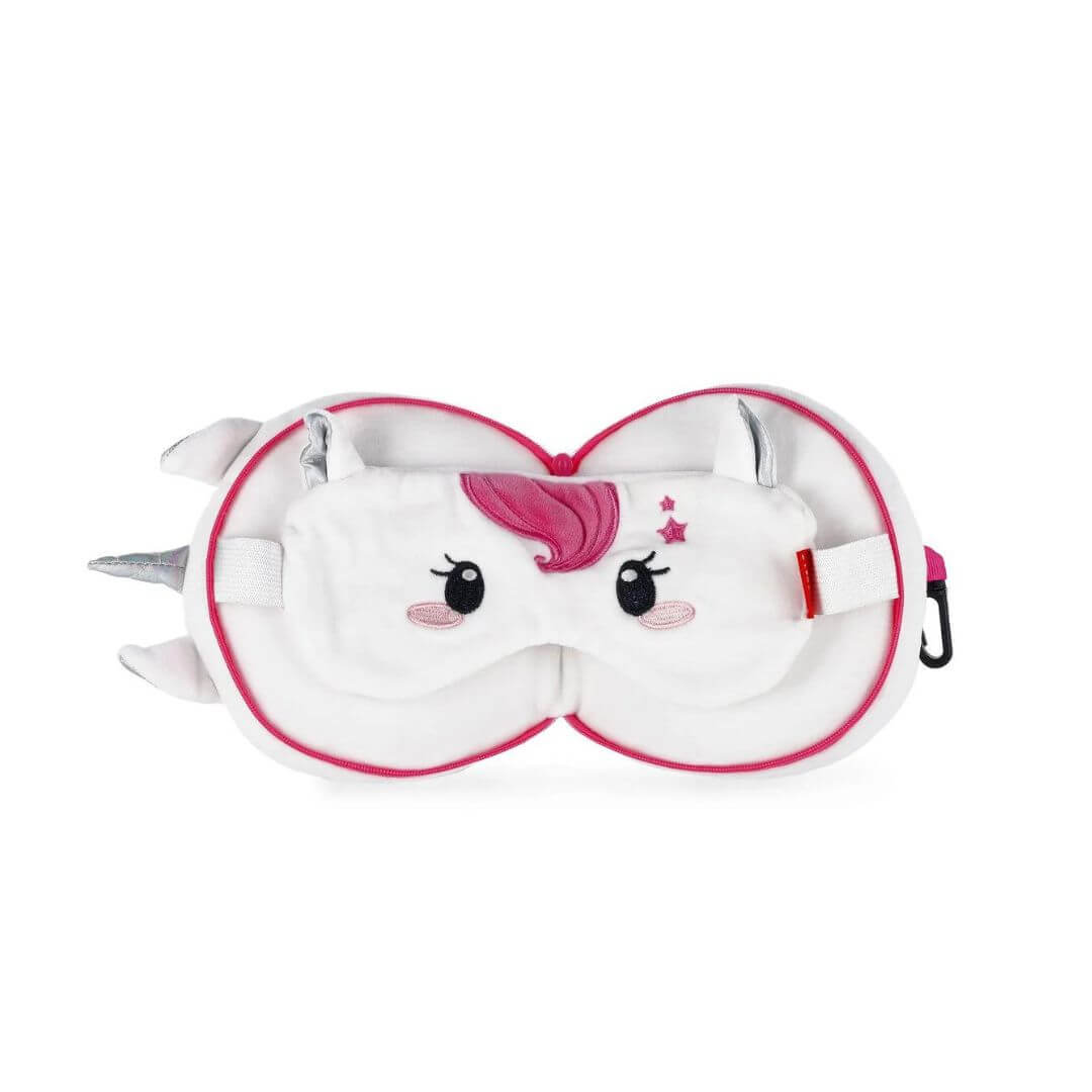 Schlafmasken-UNICORN-2-1 Reisekissen mit Schlafmaske - UNICORN Einhorn