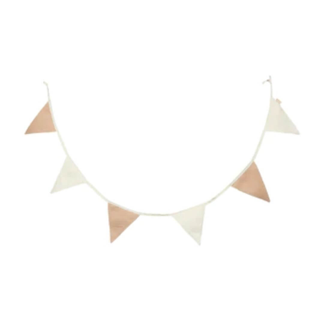 Girlande 200x17cm Party Collection - Biscuit/Ivory