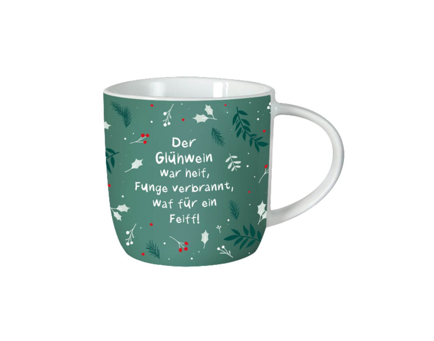 Tasse Gute Laune Weihnachten Zunge verbrannt
