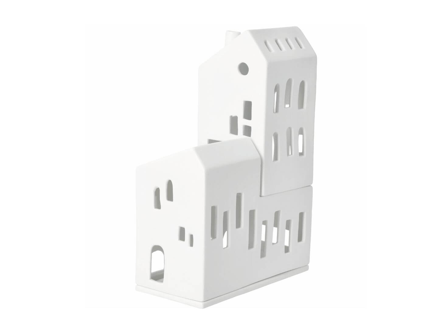 Stapelhaus der tanzenden Fenster