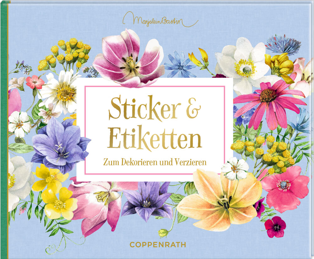 Stickerbuch: Sticker & Etiketten GartenLiebe - M. Bastin