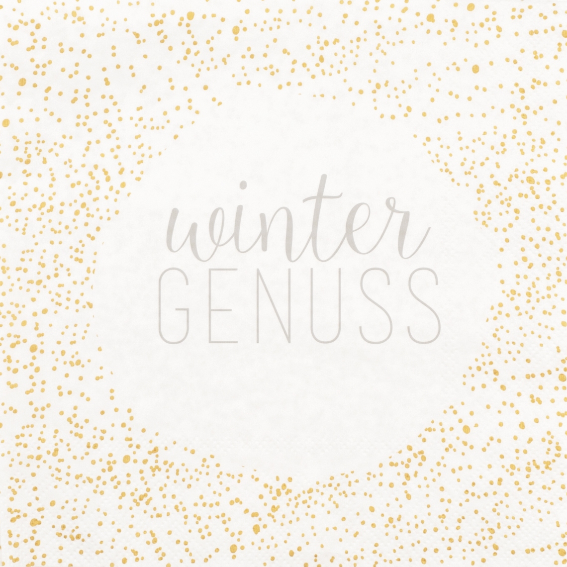 Servietten Wintergenuss
