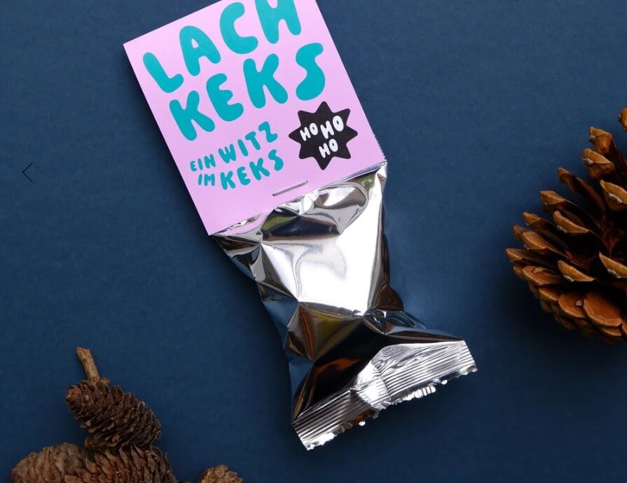 Lachkeks Ho Ho Ho - Ein weihnachtlicher Witz im Keks