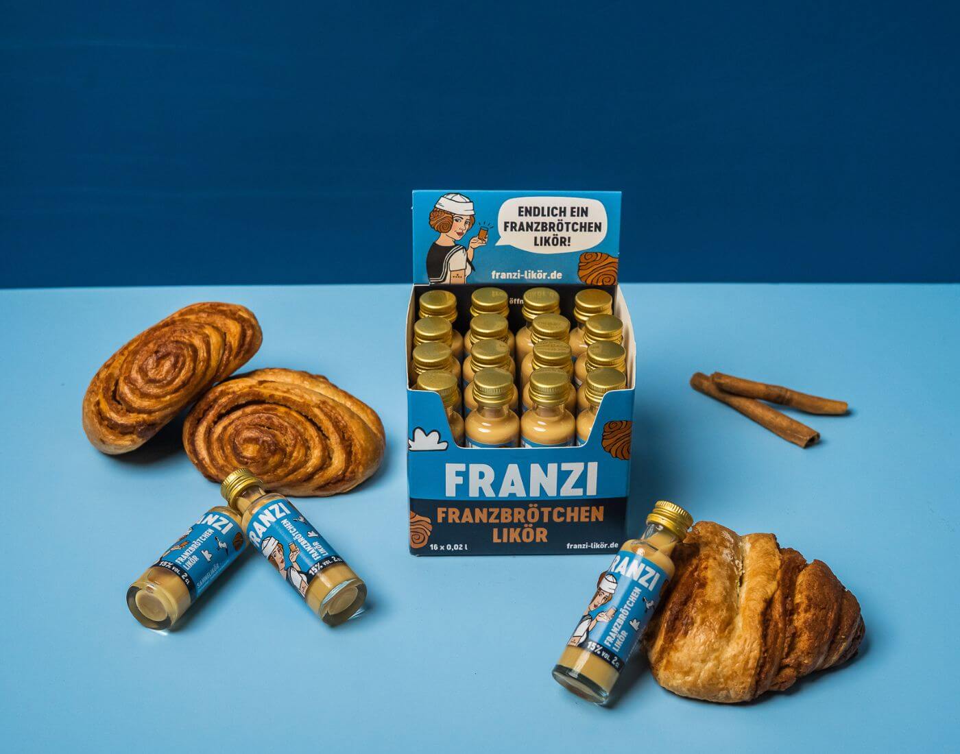 Franzi Franzbrötchenlikör Mini - 0,02 L (einzeln)