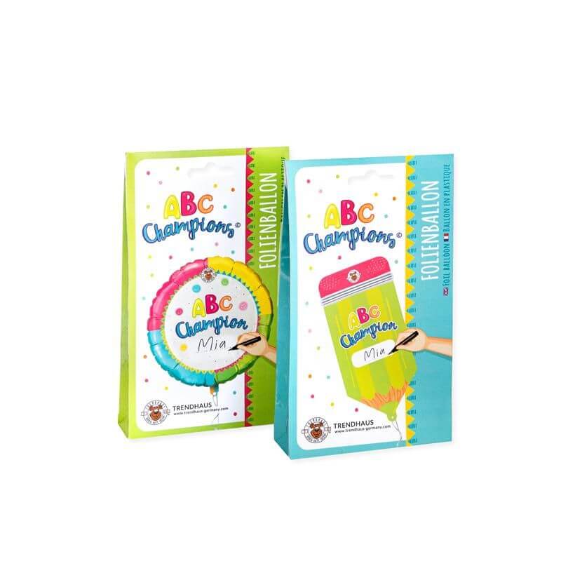 959713_b-1 ABC CHAMPIONS Follienballon, 2-fach sortiert (einzeln)