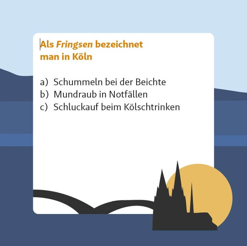 Wat es dat denn? - Dat kölsche Dialekt-Quiz Wat es dat denn? - Dat kölsche Dialekt-Quiz