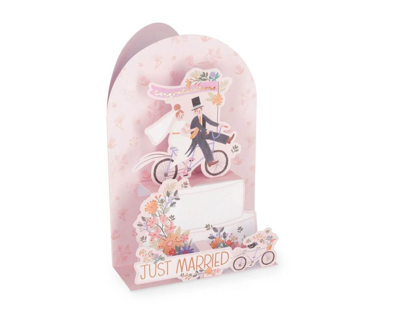 Pop-Up-Karte - Wedding Cake