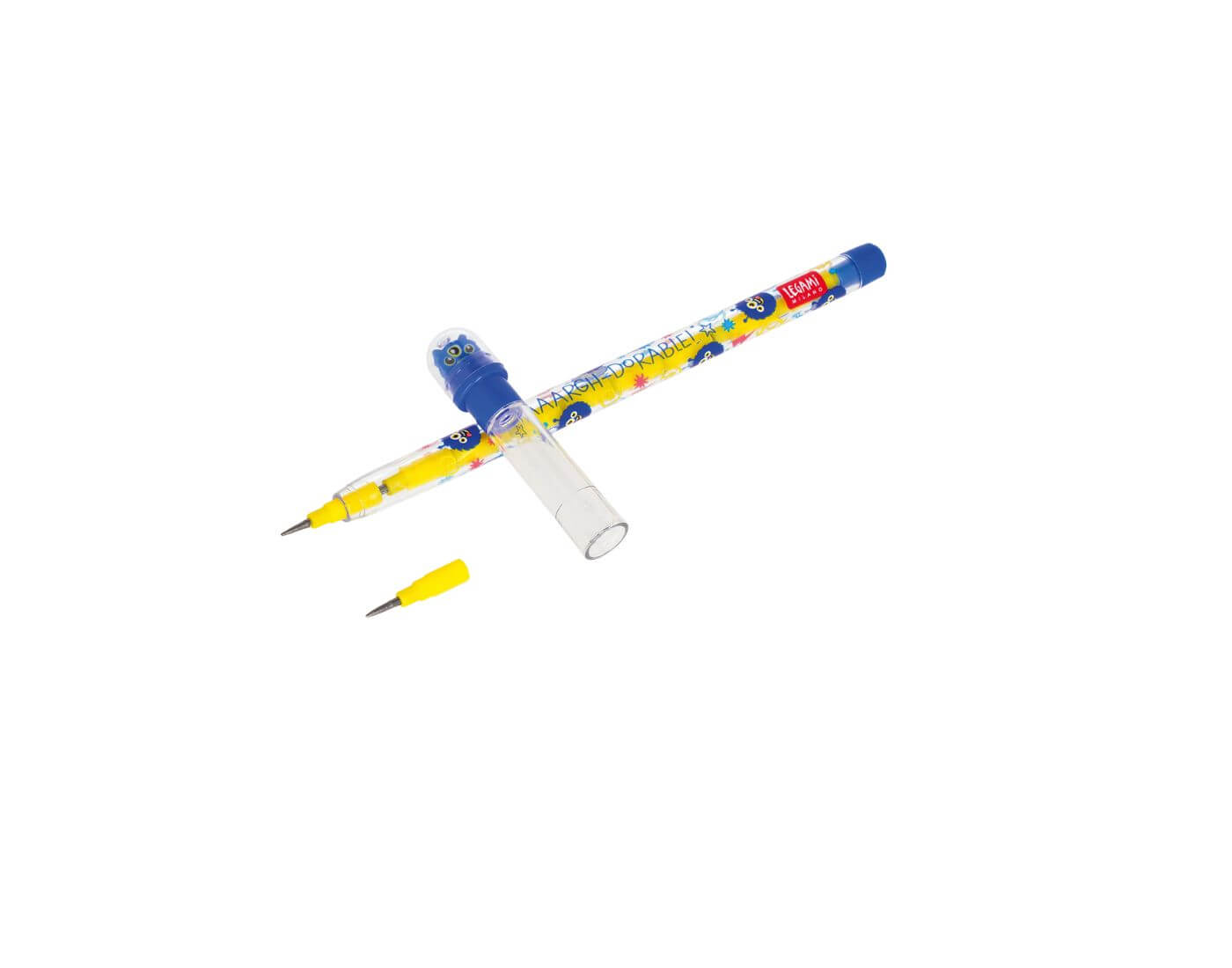 Stapelbarer Bleistift mit Radiergummi - Take a Tip Monster