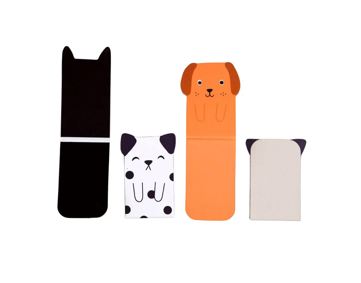 Magnetische Hunde-Lesezeichen 4er Set