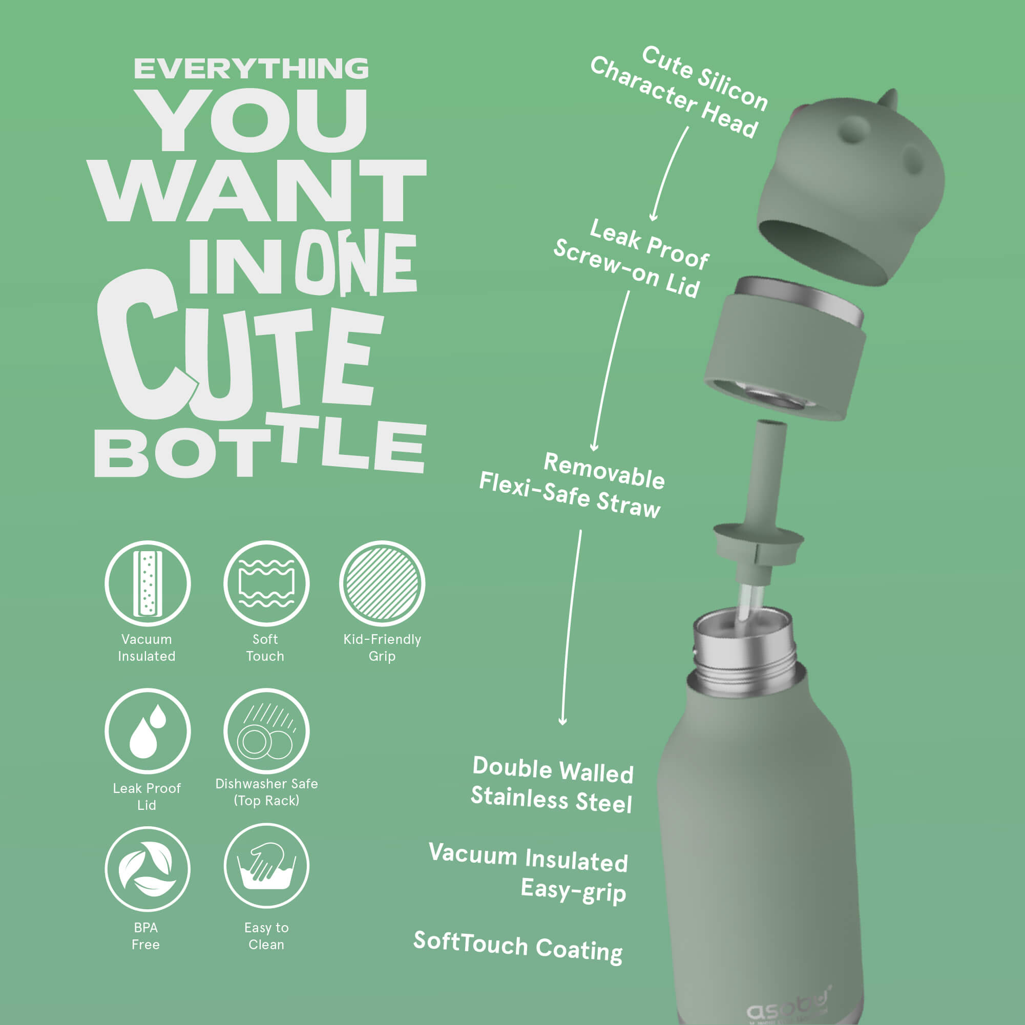 Bestie Trinkflasche Dino Bestie Trinkflasche Dino