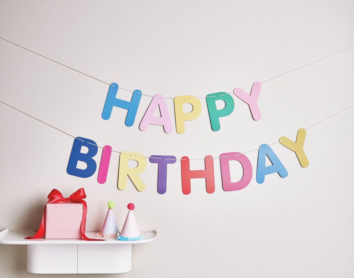 Paper Poetry Girlande Happy Birthday Magic Rainbow Paper Poetry Girlande Happy Birthday Magic Rainbow