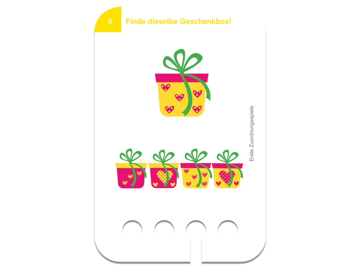 Erste Zuordnungsspiele 3+