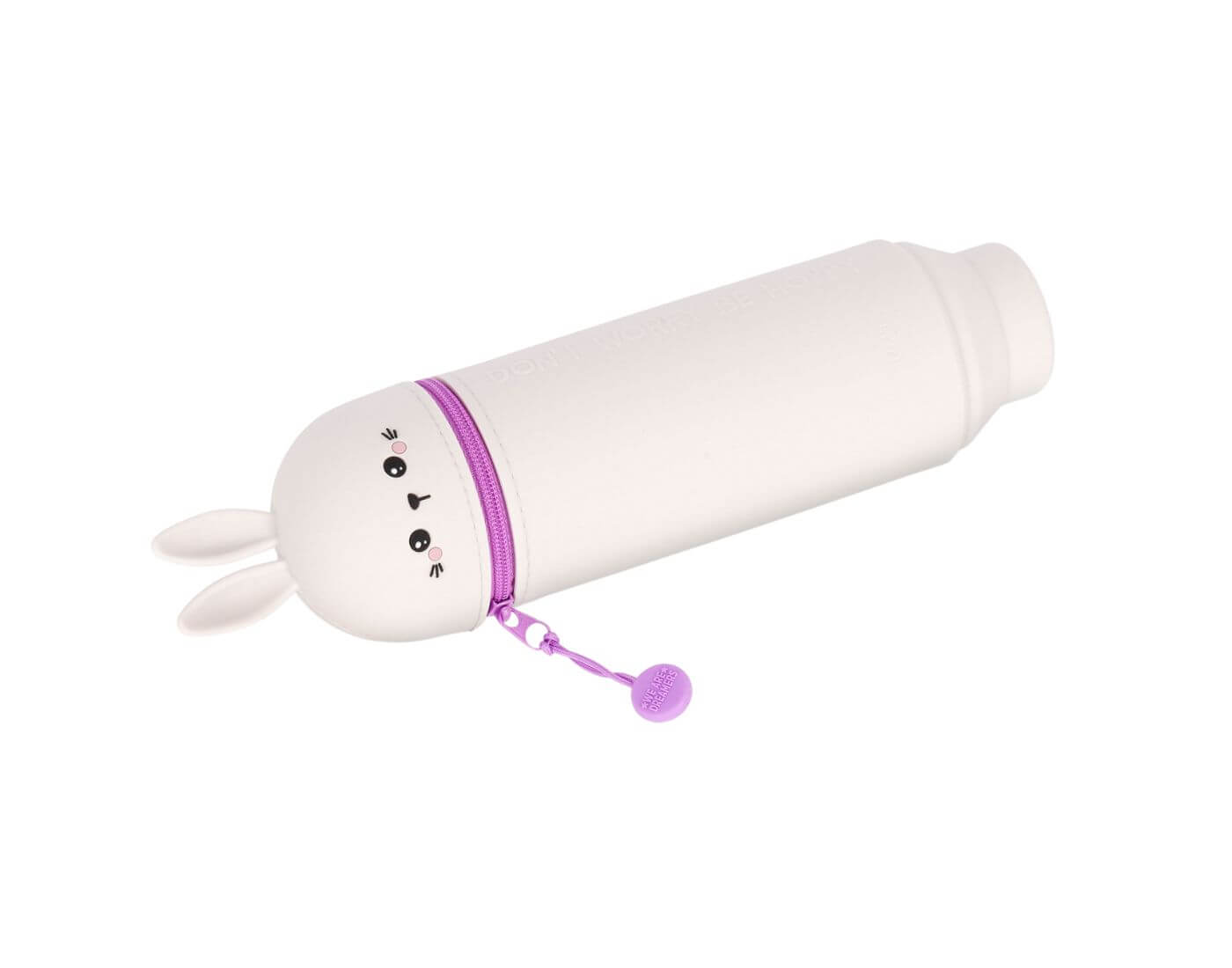 Federmäppchen Hase 2 in 1 aus weichem Silikon