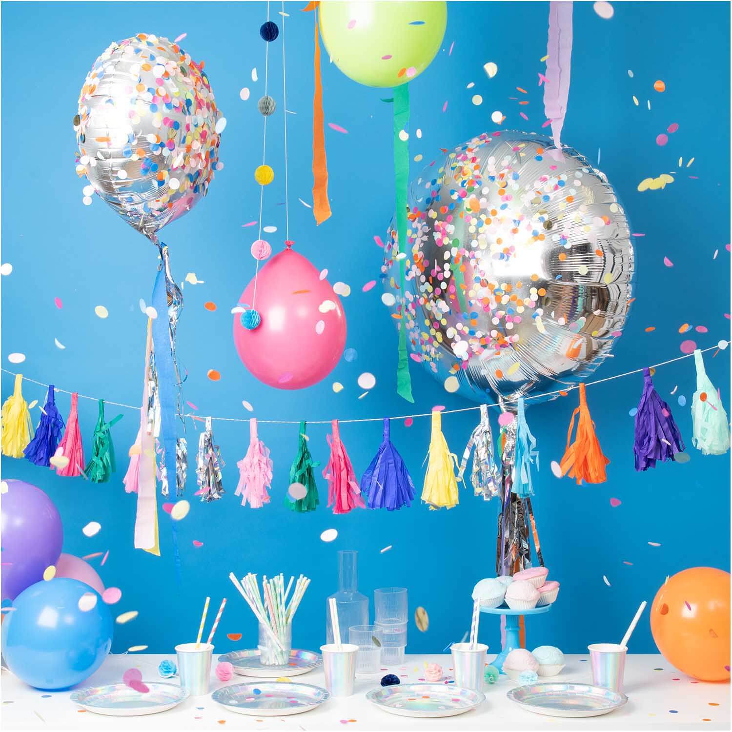 YEY! Let's Party Luftballon Mix mehrfarbig 30cm 12 Stück