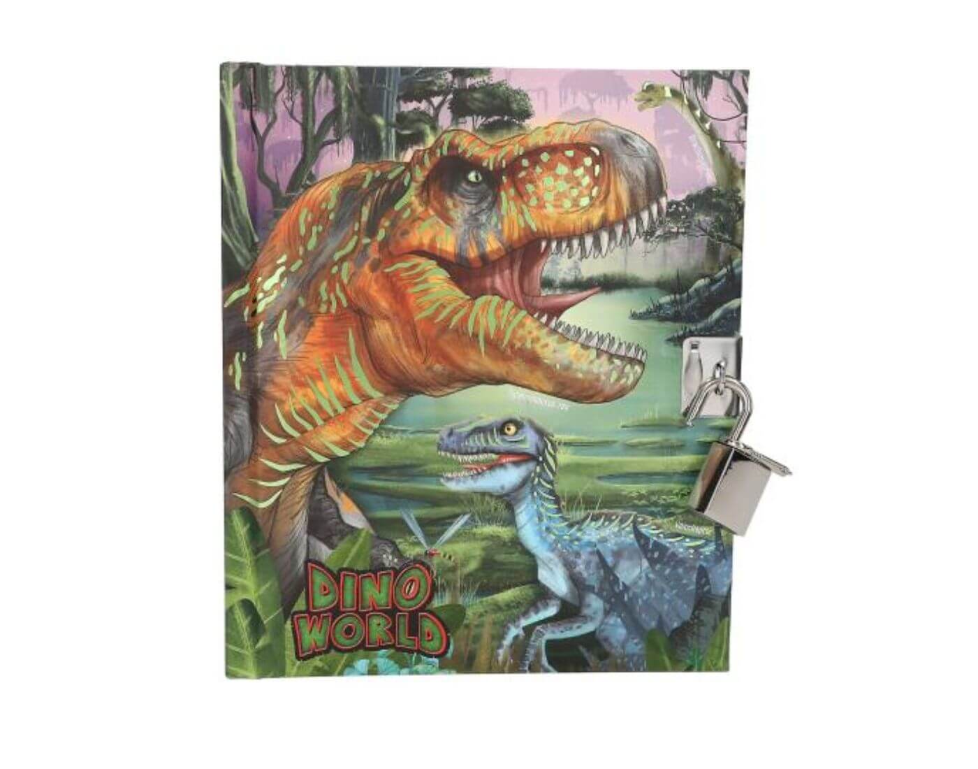 Dino World Tagebuch mit Schloss