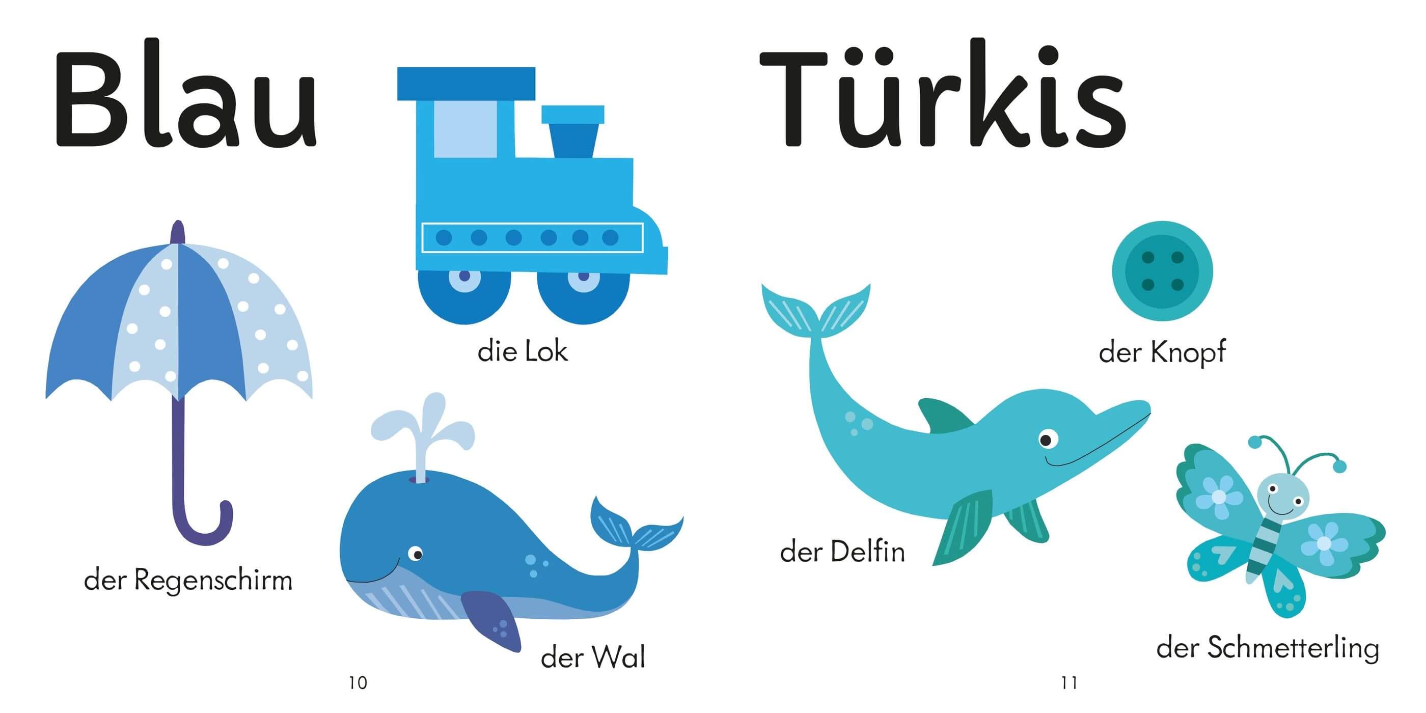 Mein buntes Memo und Bilderlotto: Farben