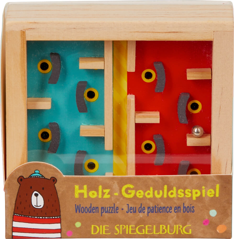 Holz-Geduldsspiel - Bunte Geschenke (einzeln)