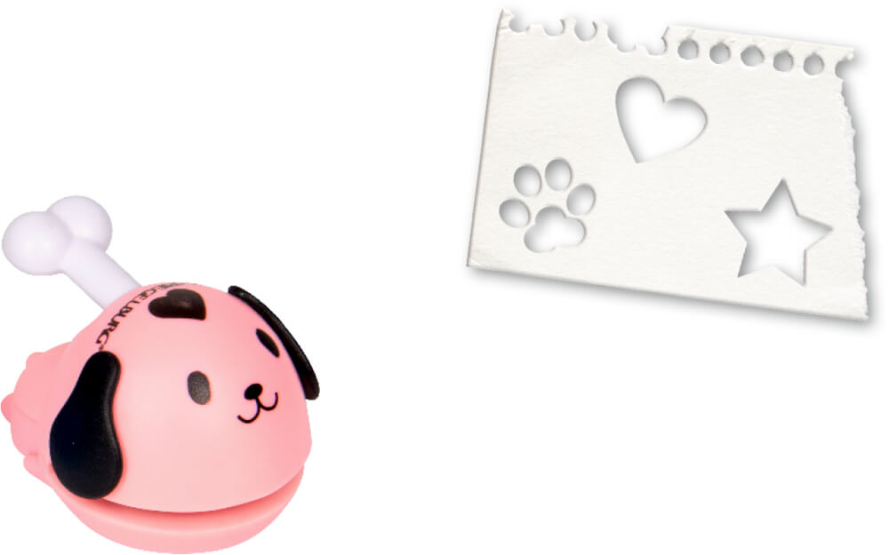 4029753219411_4 Motiv-Ausstanzer Hund - Bunte Geschenke (einzeln)