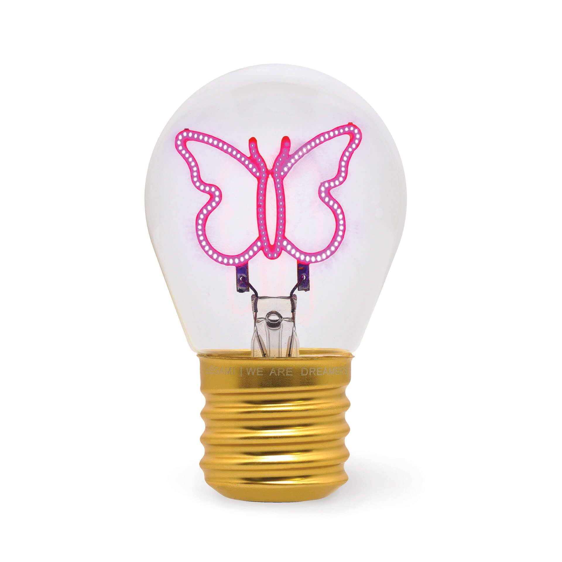 Tischlampe in Glühbirnenform - Butterfly