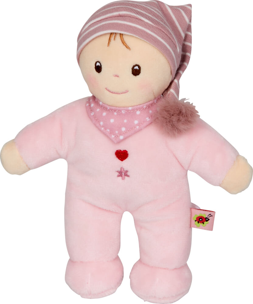 4029753187307-1 Kleine Schmusepuppe, rosa - BabyGlück