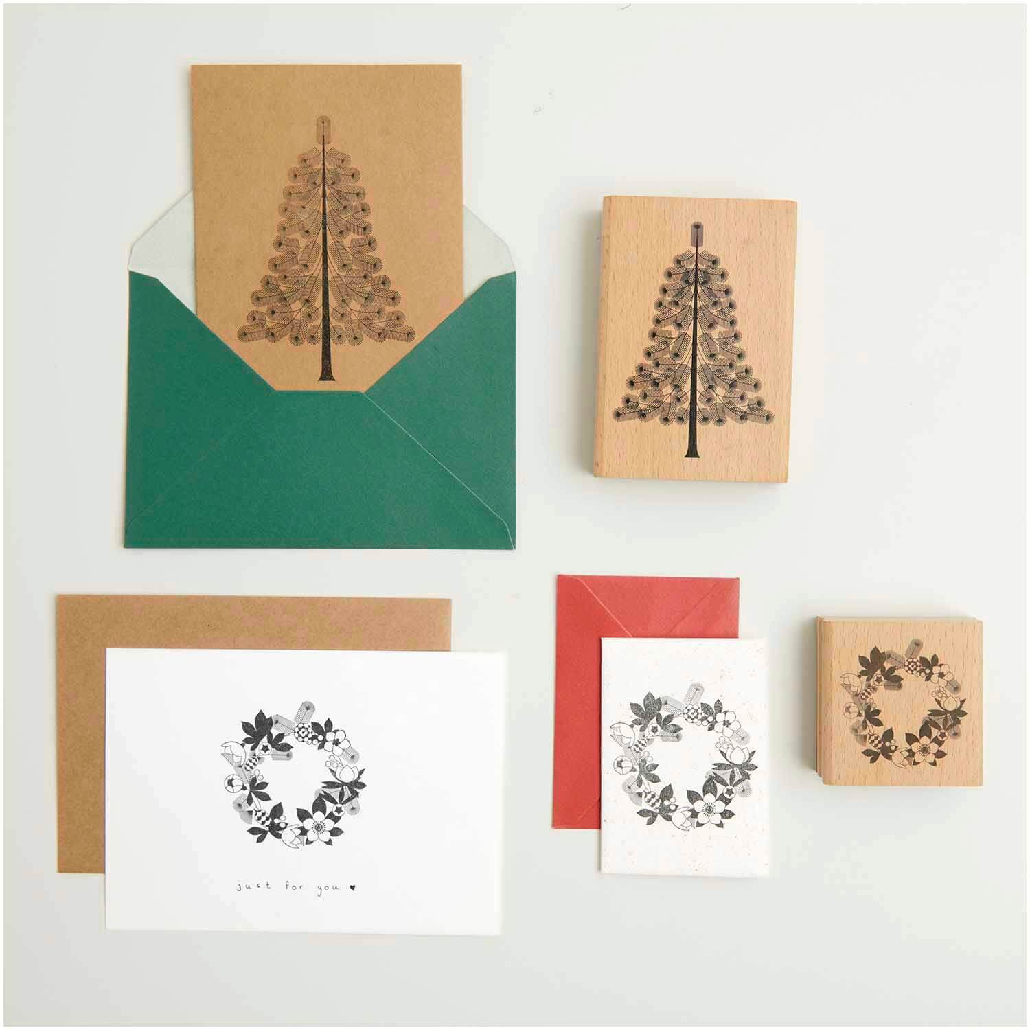 Stempel Christmas Rocks!, Tanne