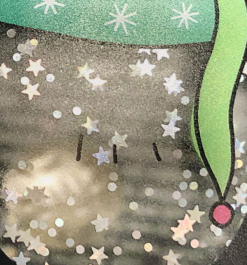 16893_Pinguin_Detail Handwärmer Glitzerstaub (versch. Motive)