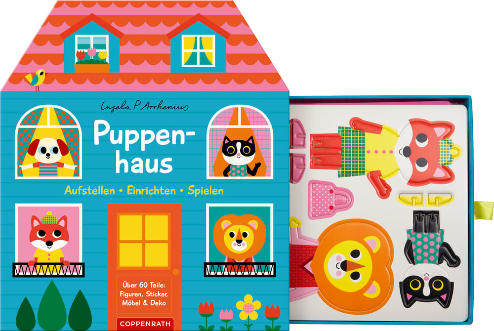 Puppenhaus - Aufstellen, einrichten, spielen Puppenhaus - Aufstellen, einrichten, spielen