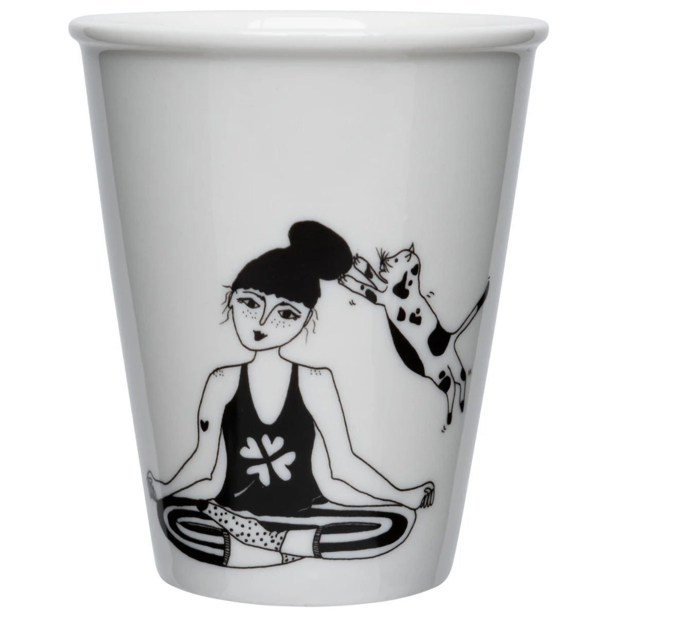 helen-b-6 Becher zen with cats - helen b