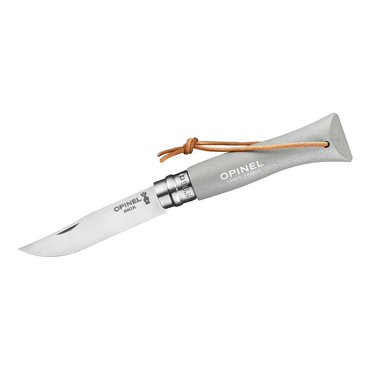 Opinel Taschenmesser No 06 COLORAMA, rostfrei, Kordel