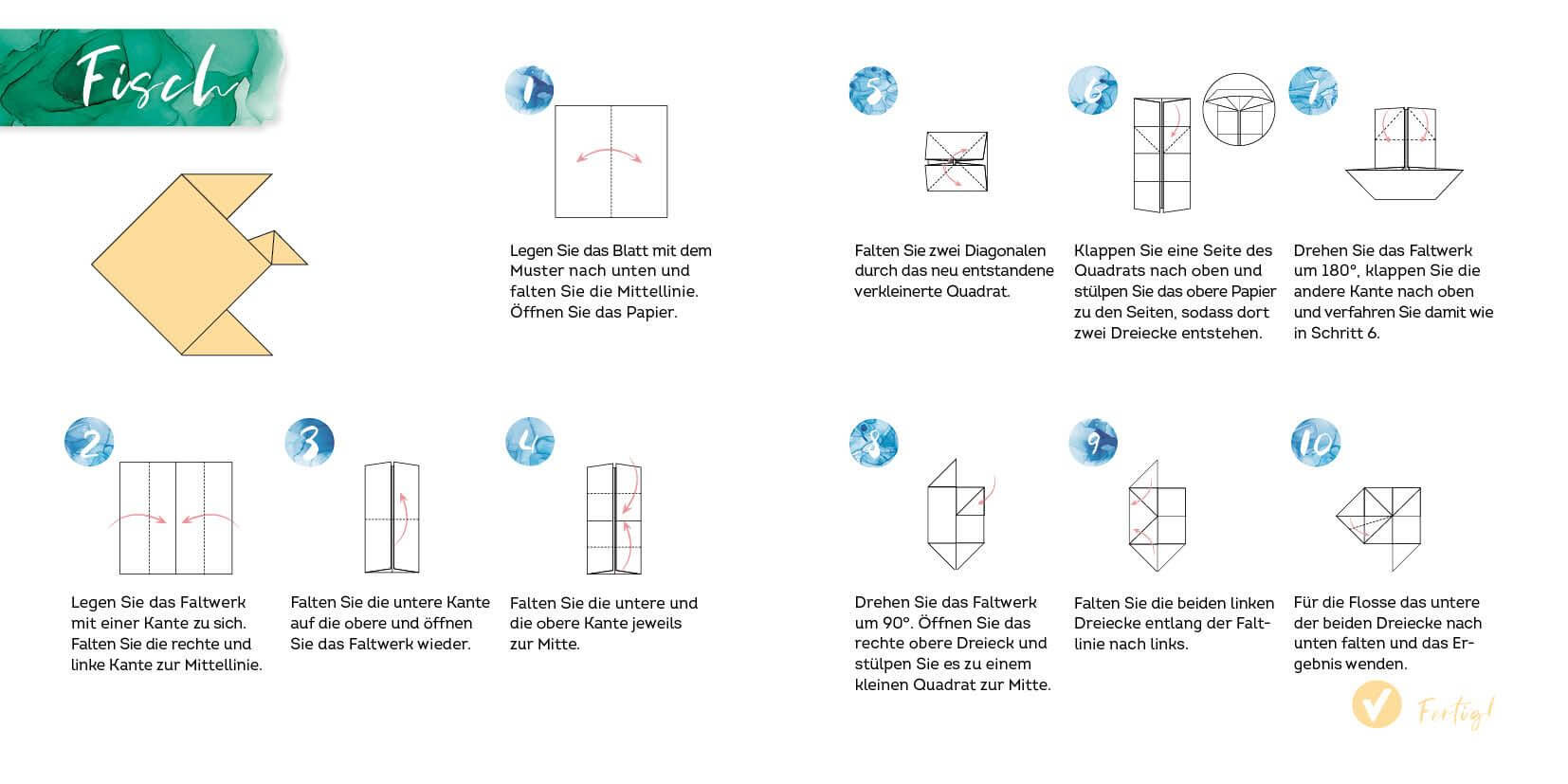 333 Origami – Farbenfeuerwerk: Alcohol Ink
