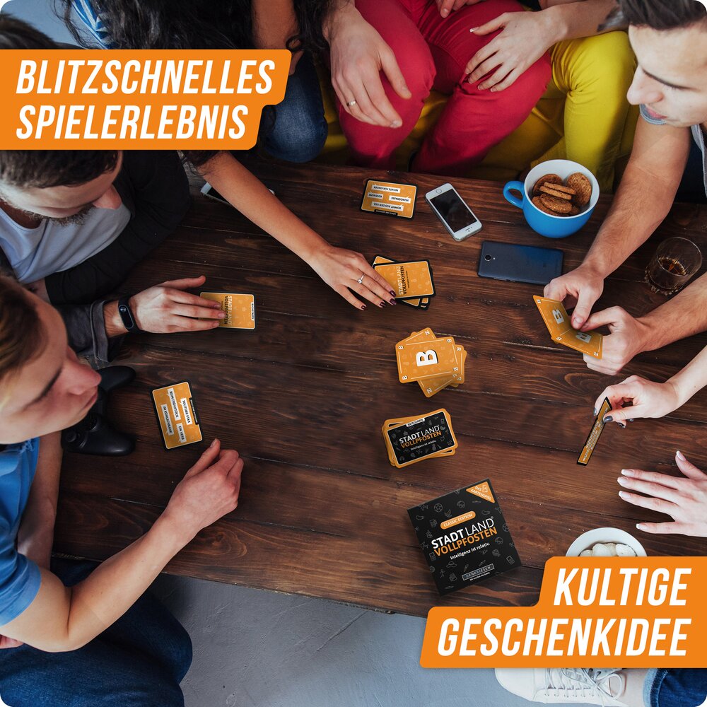 STADT LAND VOLLPFOSTEN – Das Kartenspiel – Classic Edition