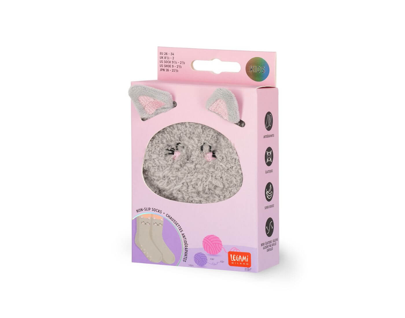 Rutschfeste Socken - Kitty - Größe 26-34