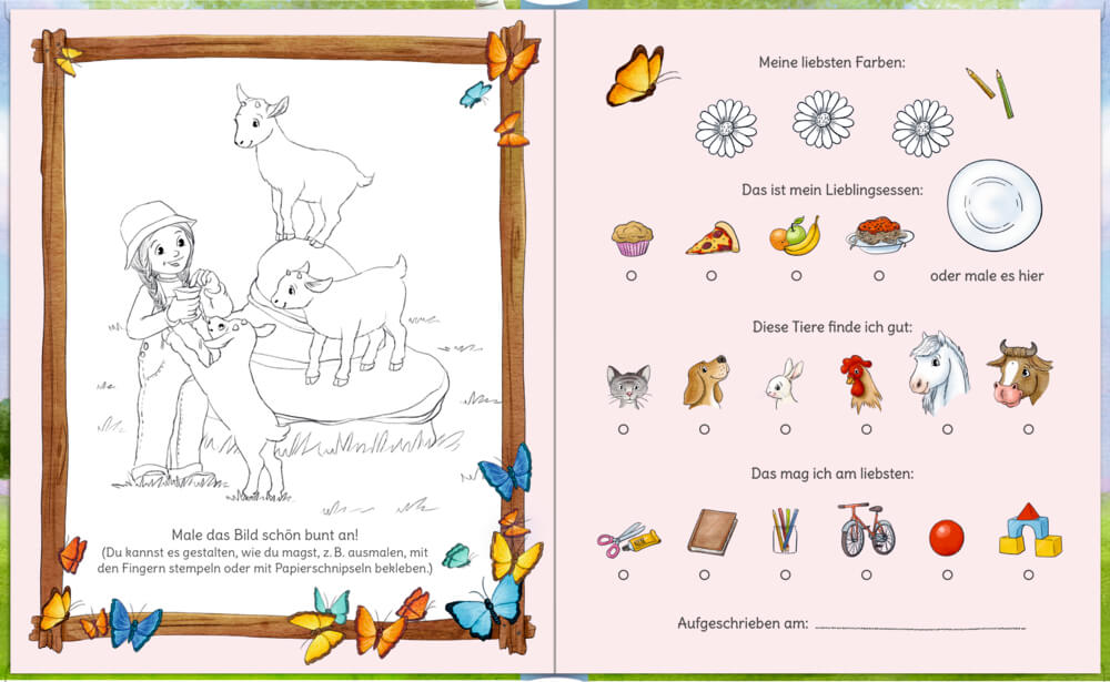 Freundebuch: Meine liebsten Tiere - Meine Kindergartenfreunde