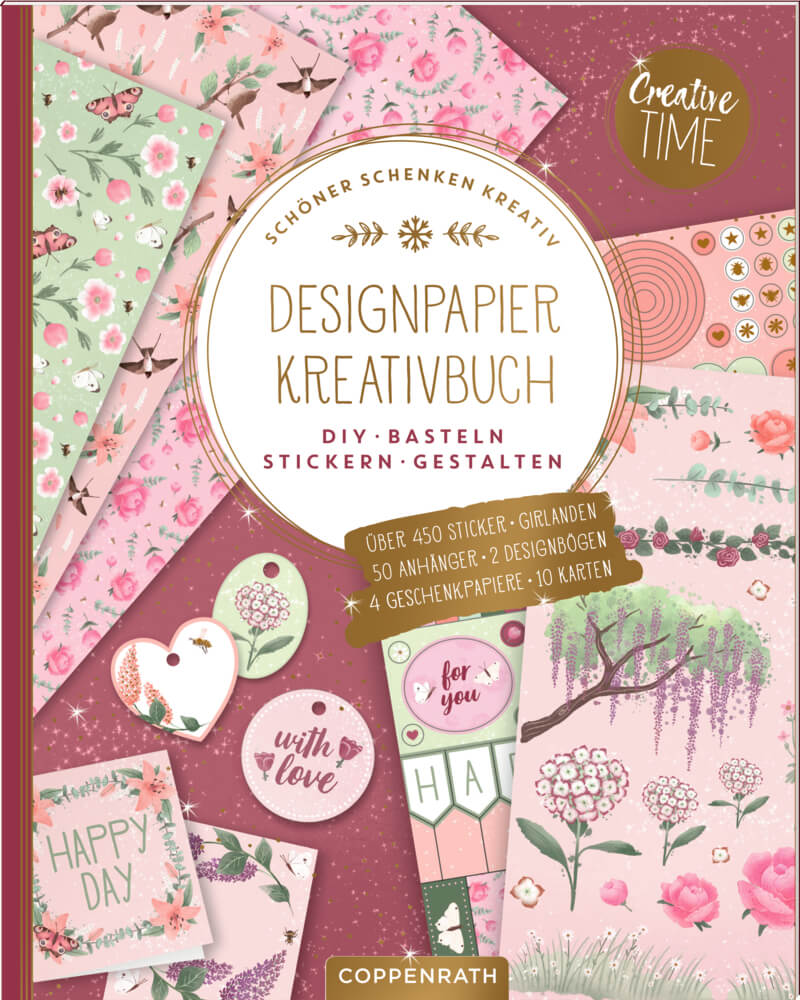 Designpapier-Kreativbuch: Garden Glory (Creative Time)