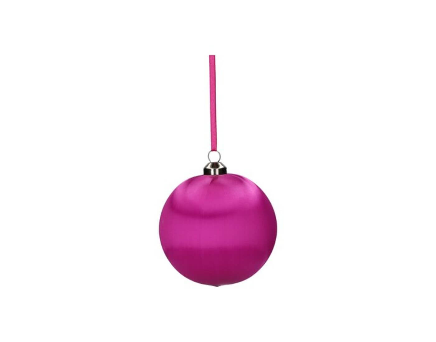 Chinois, Weihnachtskugel, 8cm, fuchsia