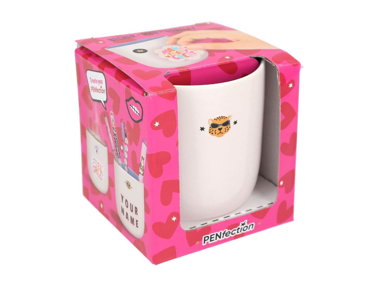 PENfection Becher Motive Leo und Auge