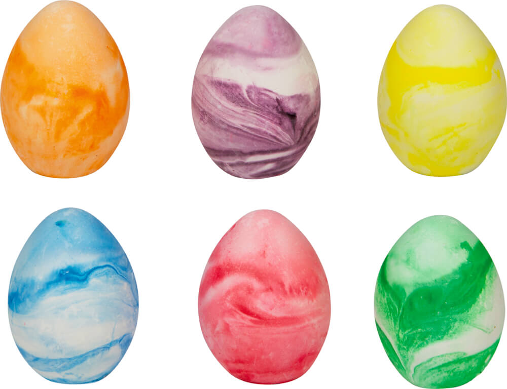 Kreide-Ei - Fröhliche Ostern (einzeln)