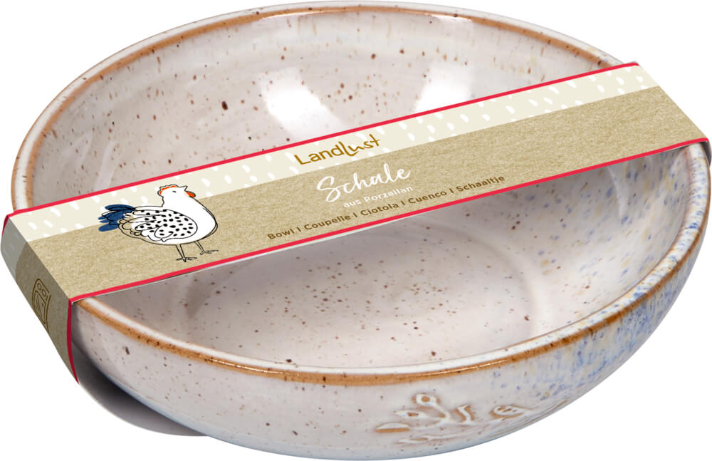 4029753220509_1 Porzellan-Schale Blume blau - LandLust