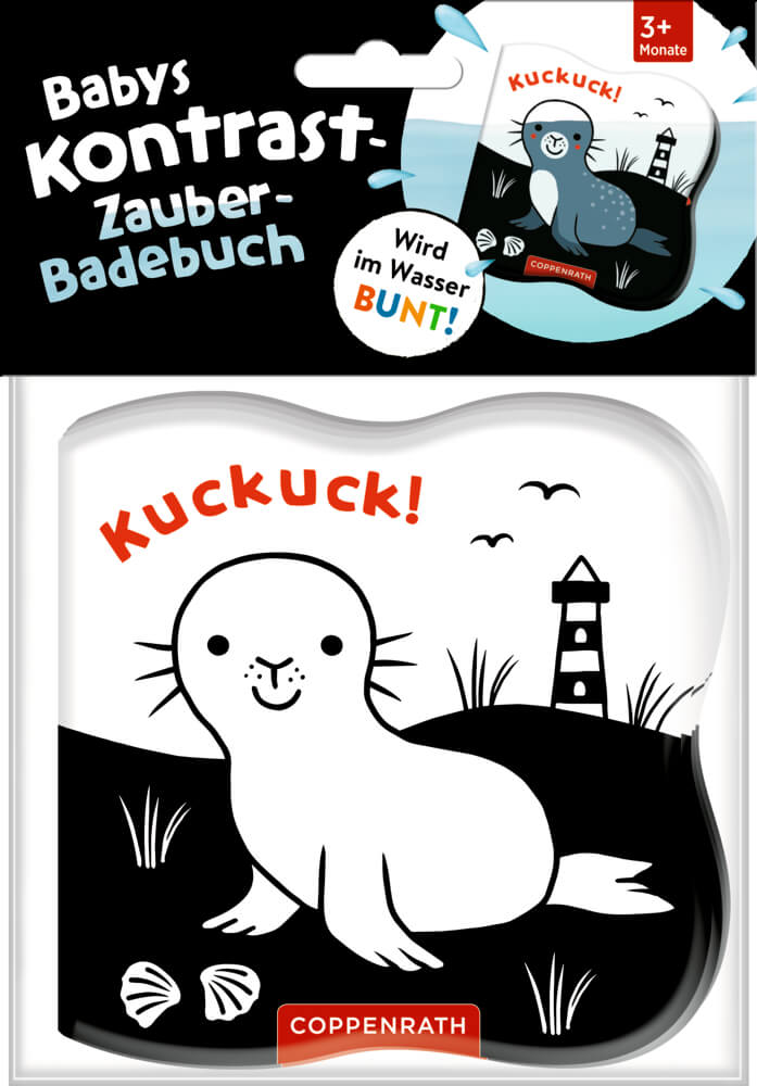 Babys Kontrast-Zauber-Badebuch: Kuckuck!