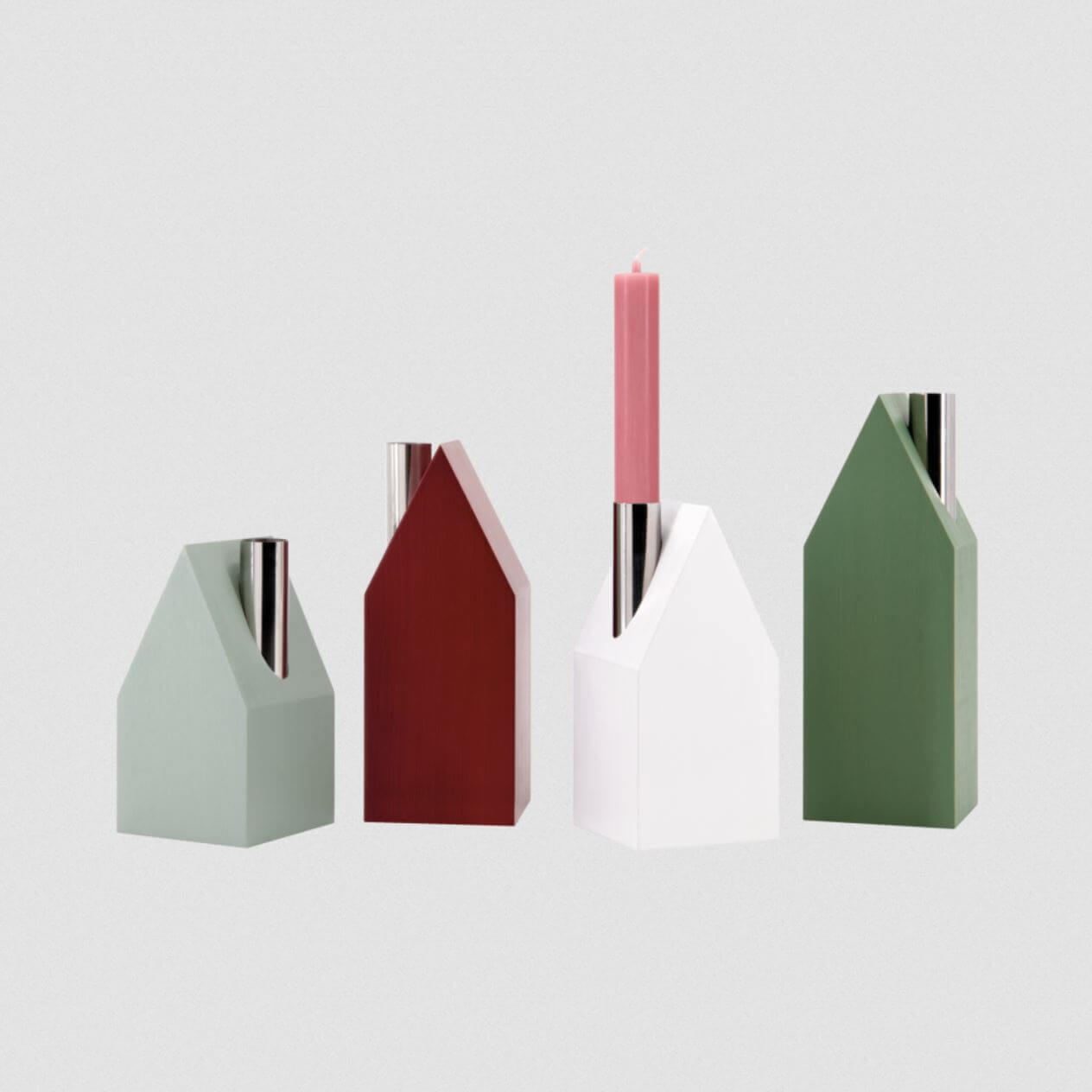 Kerzenhäuser, 4er-Set