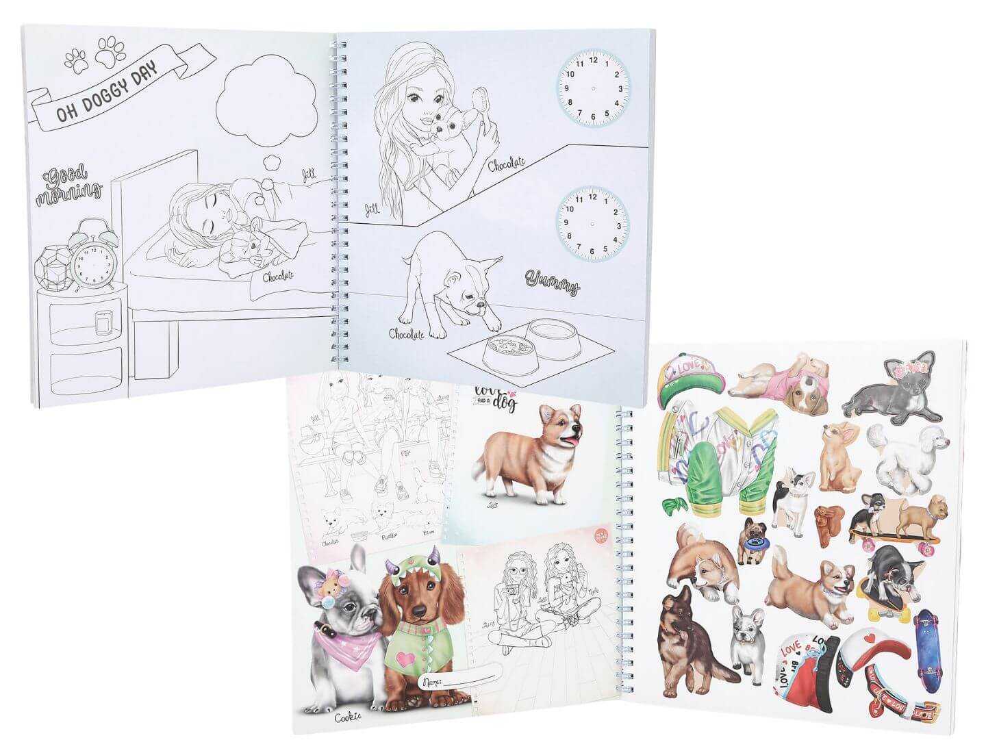 Create your TOPModel Doggy Malbuch