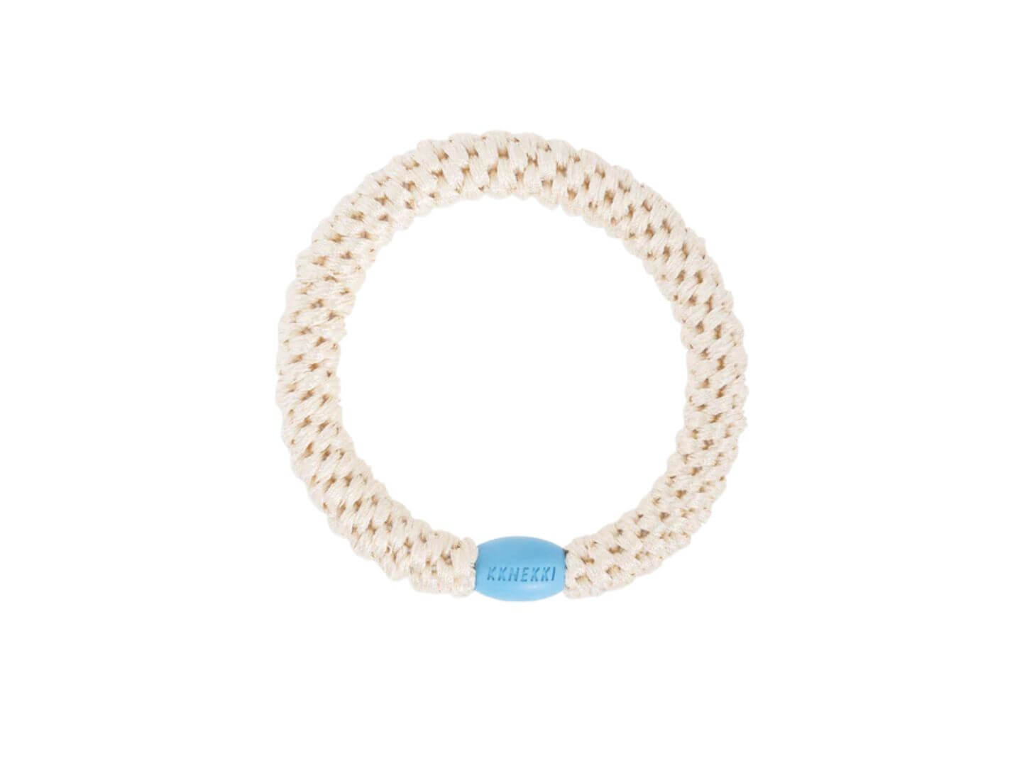 Kknekki Ivory Blue Bead