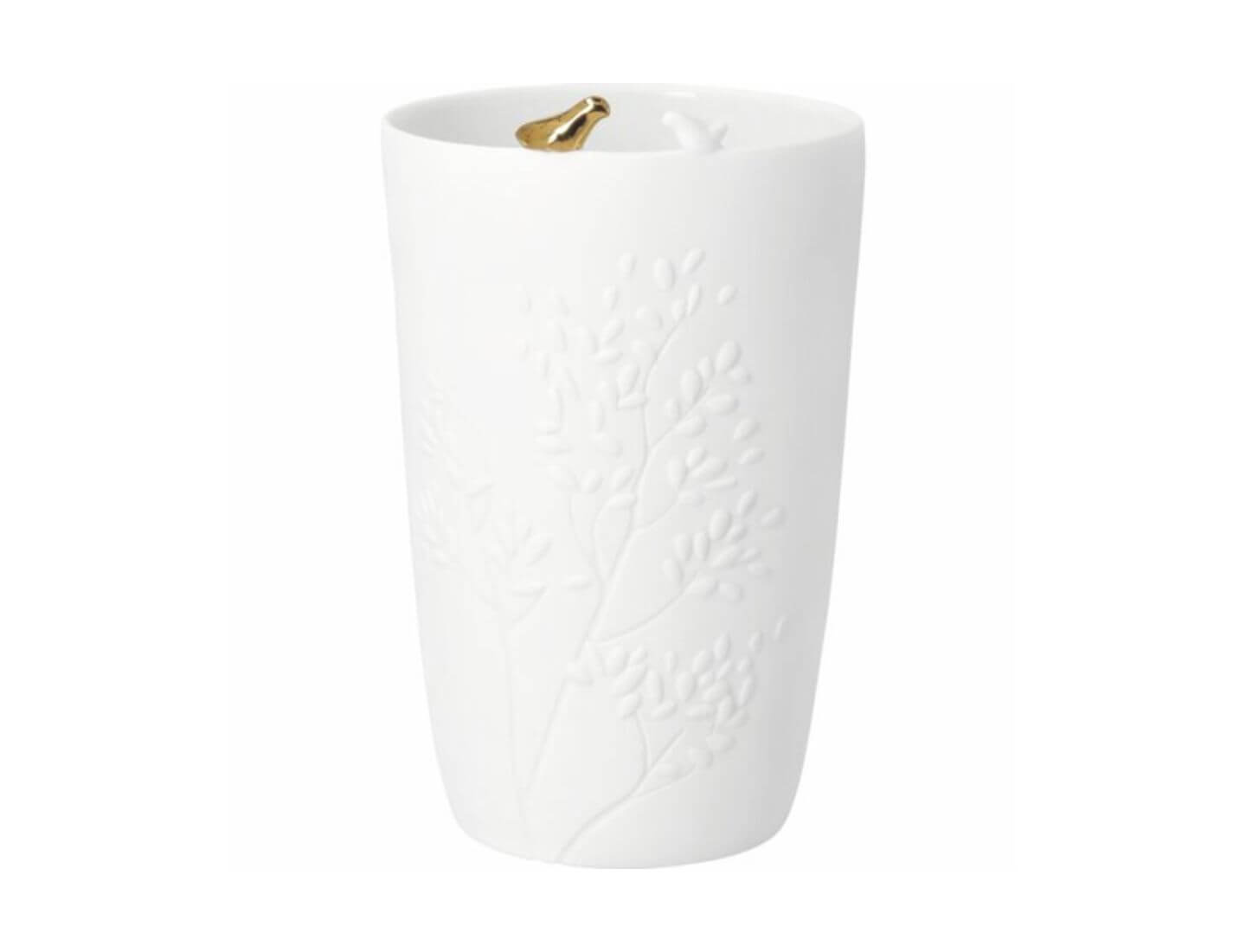 Goldvogel Vase Vogelpaar