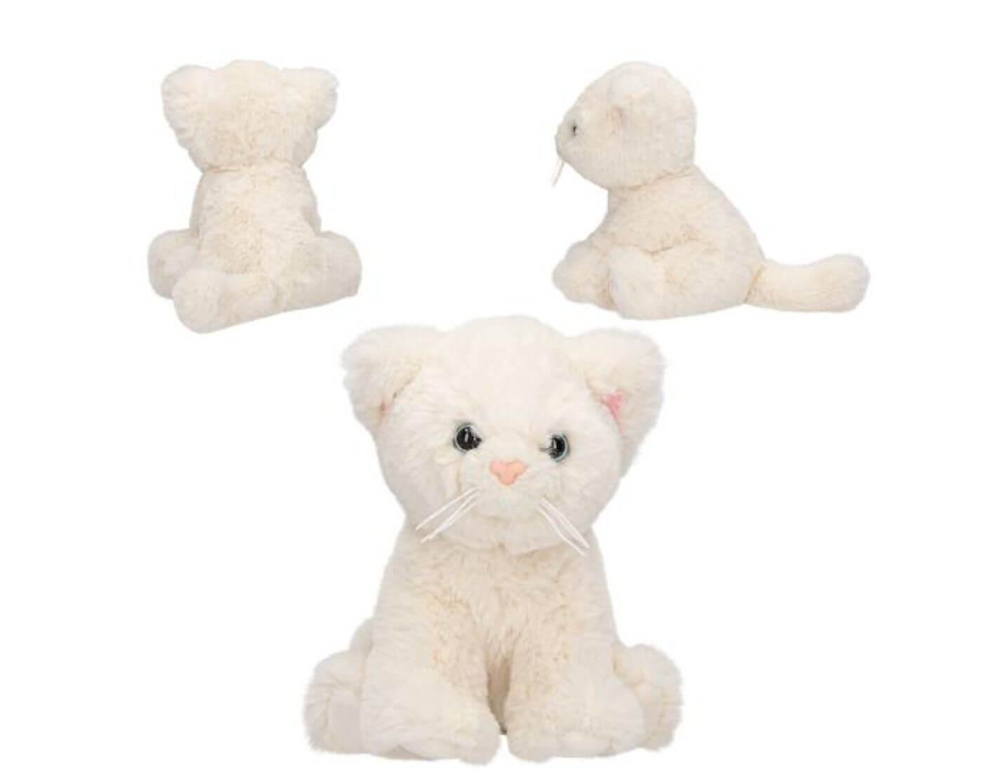 TOPModel Plüsch Katze weiß 16 cm