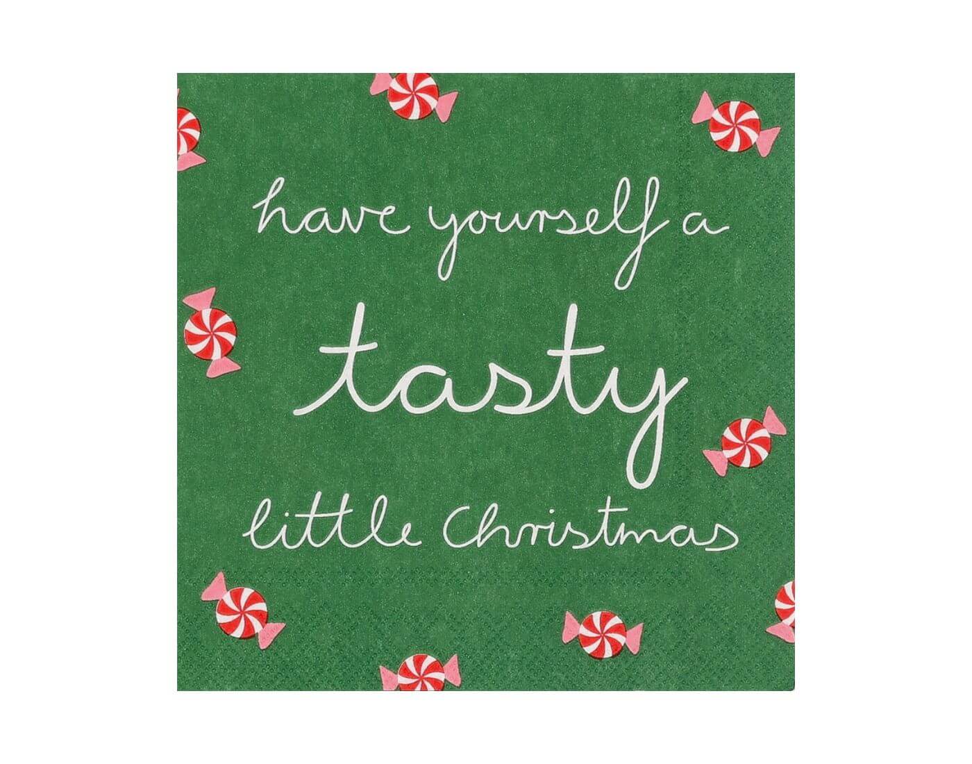 Cocktailservietten - Have yourself a tasty little christmas Cocktailservietten - Have yourself a tasty little christmas