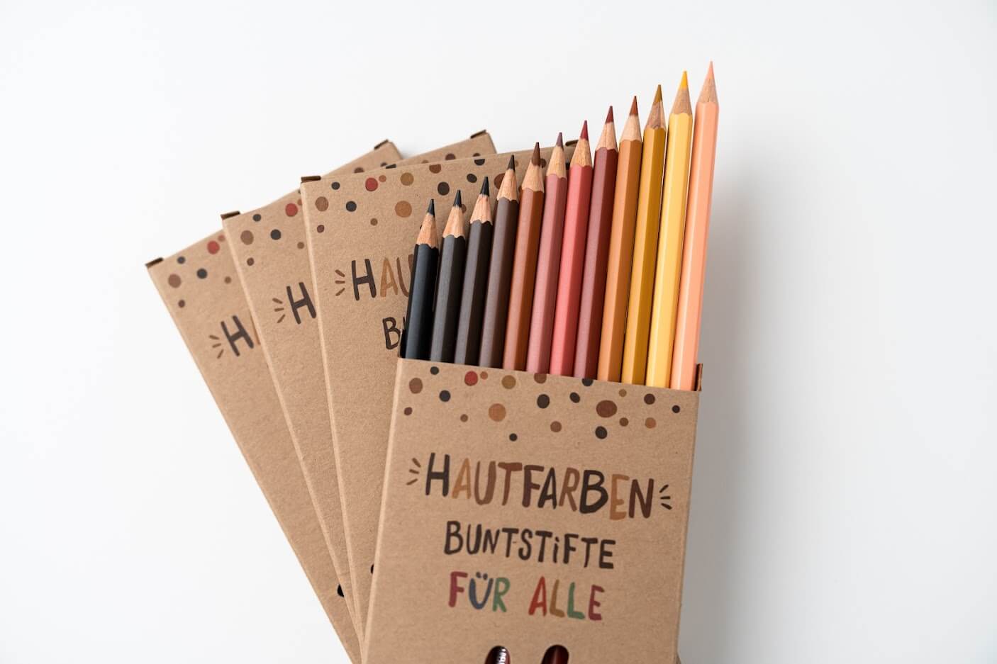 12 Hautfarben-Buntstifte - FÜR ALLE