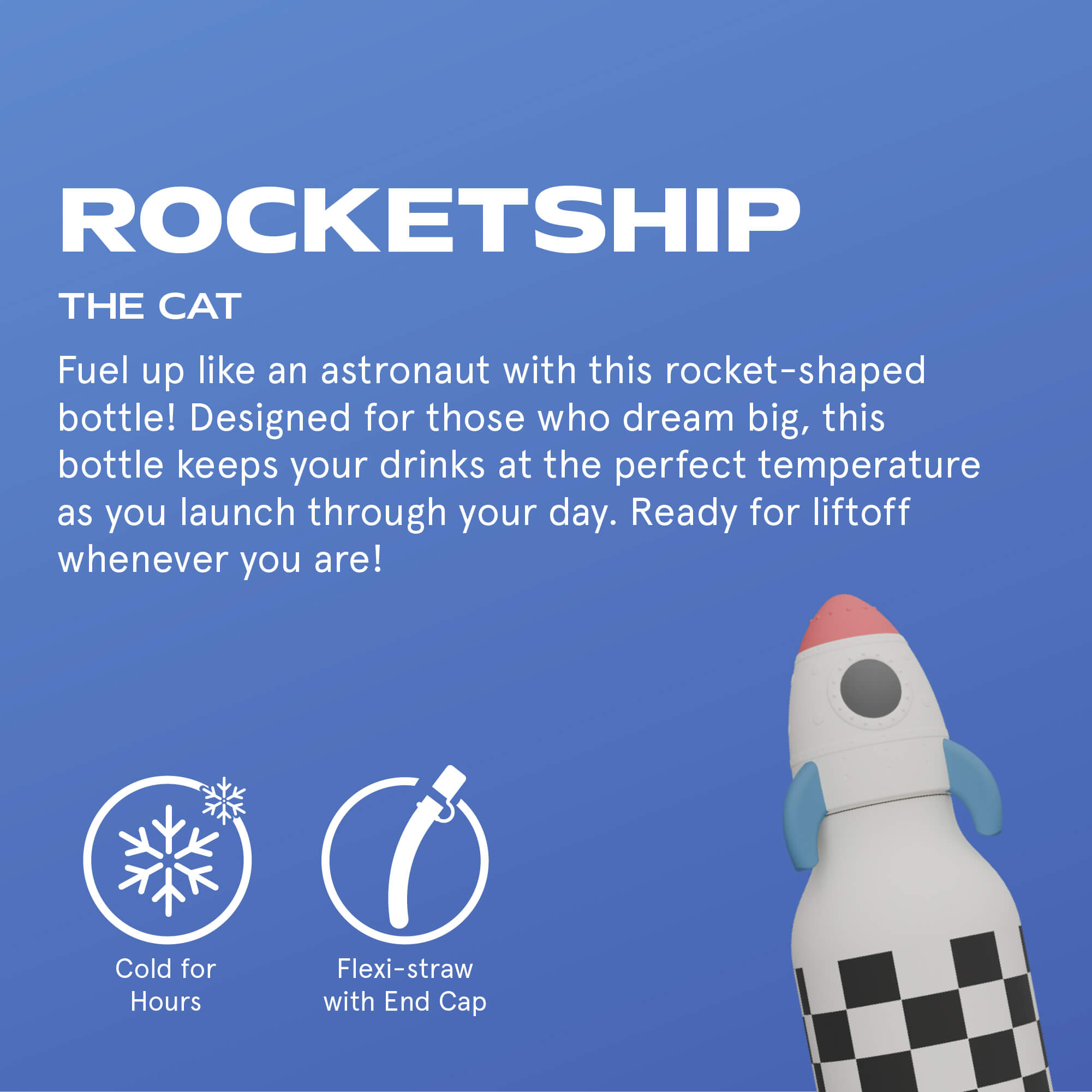 Bestie Trinkflasche Rakete Bestie Trinkflasche Rakete
