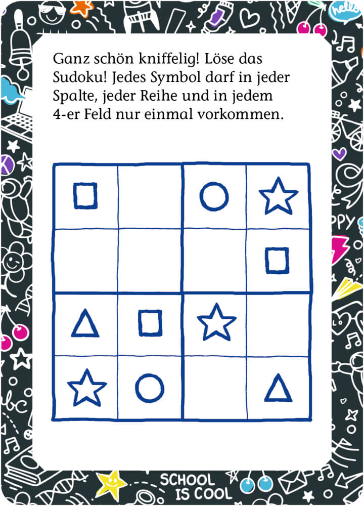 Kartenbox: Meine Rätsel-Witze-Box zum Schulstart